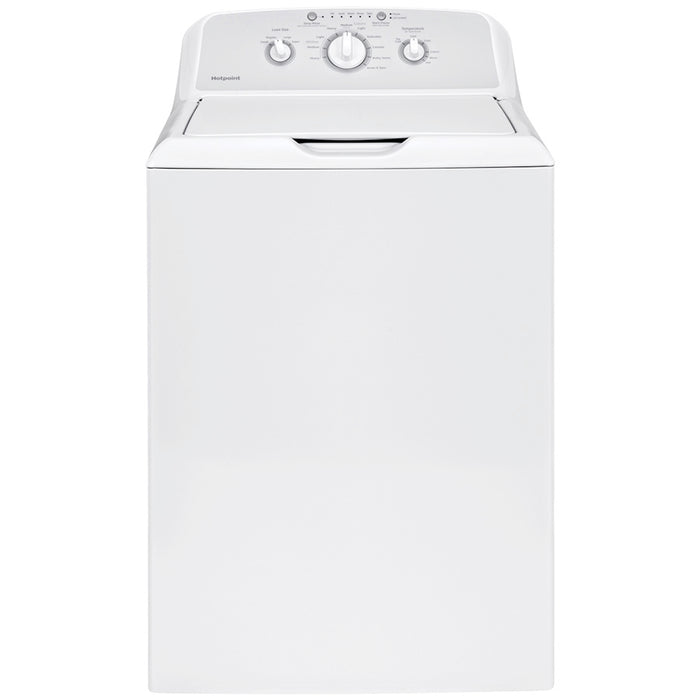 Hotpoint - 3.8 Cu. Ft. Capacity Washer With Stainless Steel Basket