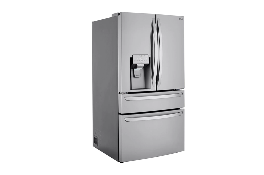 Clearance LG - 30 cu. ft. 4-Door French Door Refrigerator, Full Convert Drawer, Smart Cooling and Craft Ice, PrintProof Stainless Steel
