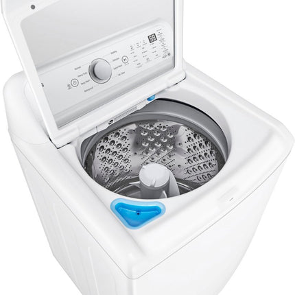 LG - 4.8 Cu. Ft. High-Efficiency Smart Top Load Washer with 4 Way Agitator and TurboDrum