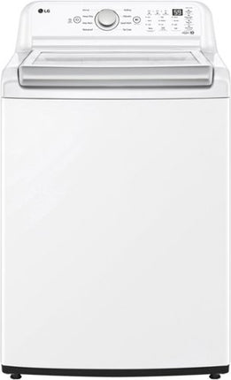 LG - 4.8 Cu. Ft. High-Efficiency Smart Top Load Washer with 4 Way Agitator and TurboDrum