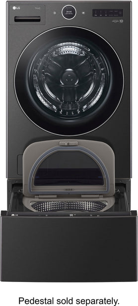 LG - 5.0 cu. ft. Mega Capacity Smart Front Load Washer with AI DD® 2.0 Built-In Intelligence & TurboWash® 360°
