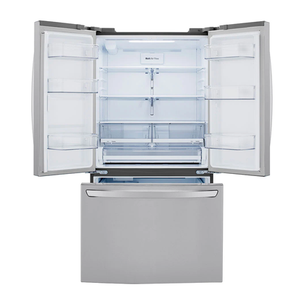 LG 29 cu. ft. French‑Door Refrigerator — Large Capacity, Built‑in Ice Maker, Smart Cooling