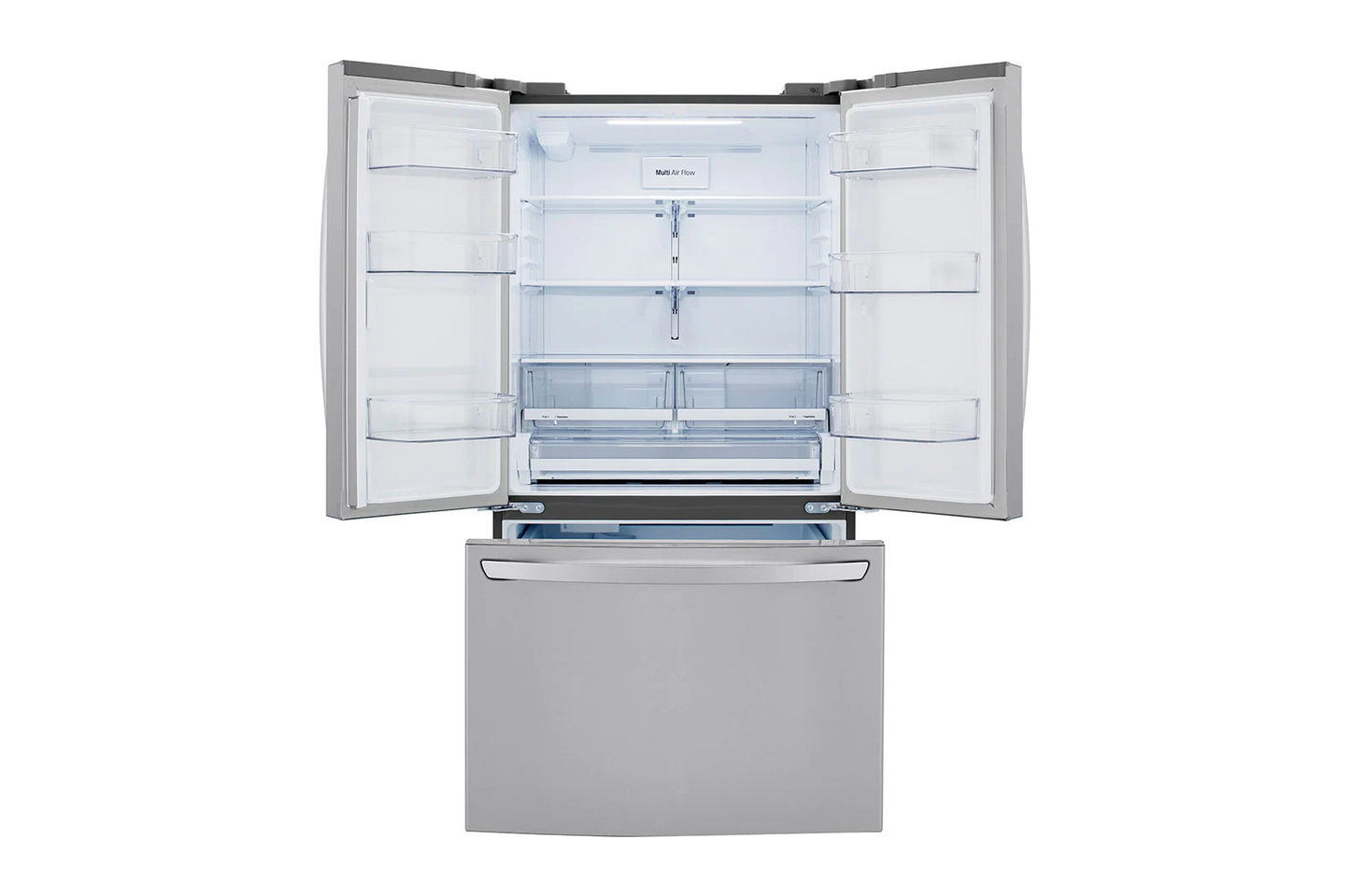 LG 29 cu. ft. French‑Door Refrigerator — Large Capacity, Built‑in Ice Maker, Smart Cooling
