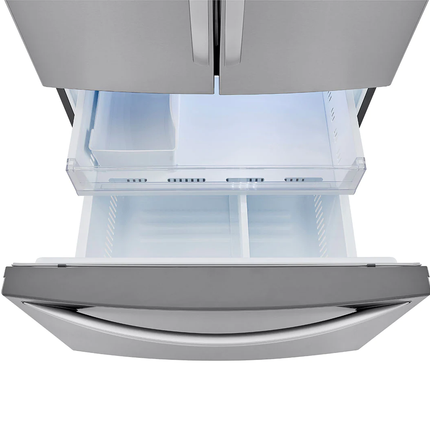 LG 29 cu. ft. French‑Door Refrigerator — Large Capacity, Built‑in Ice Maker, Smart Cooling
