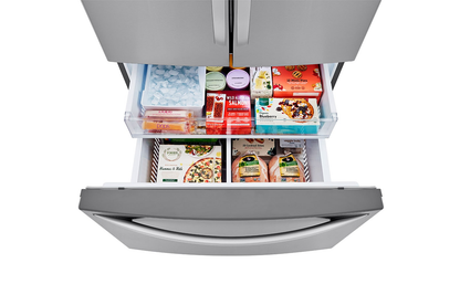 LG 29 cu. ft. French‑Door Refrigerator — Large Capacity, Built‑in Ice Maker, Smart Cooling