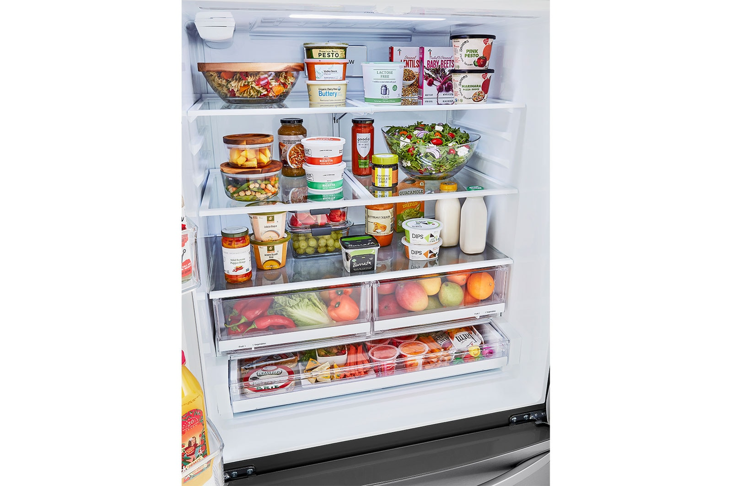 LG 29 cu. ft. French‑Door Refrigerator — Large Capacity, Built‑in Ice Maker, Smart Cooling