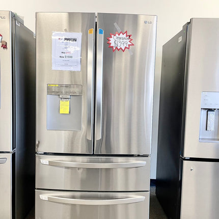 29 Cu. Ft. 4-Door French Door Smart Refrigerator with Water Dispenser