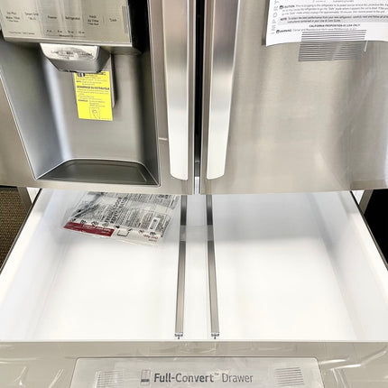 Clearance LG - 30 cu. ft. 4-Door French Door Refrigerator, Full Convert Drawer, Smart Cooling and Craft Ice, PrintProof Stainless Steel